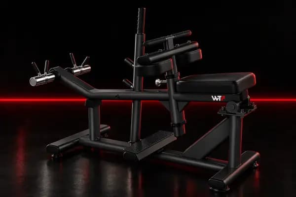 Seated Calf Raise, WTF Black Edition WTF-J029: matte black with the WTF logo