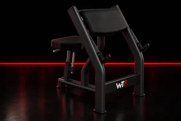 Preacher Curl Bench, WTF Black Edition WTF-J040: matte black with the WTF logo