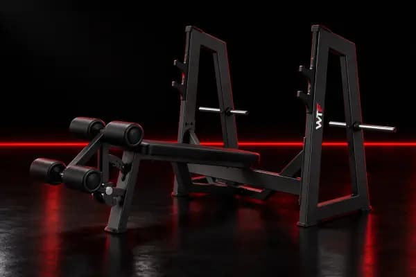 Olympic Decline Bench, WTF Black Edition WTF-JN2041: matte black with the WTF logo