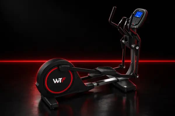Commercial Elliptical Cross Trainer, WTF Black Edition WTF-M8809EL: matte black with the WTF logo