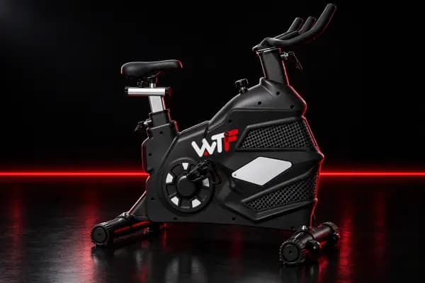Spin Bike, WTF Black Edition WTF-S12PRO: matte black with the WTF logo