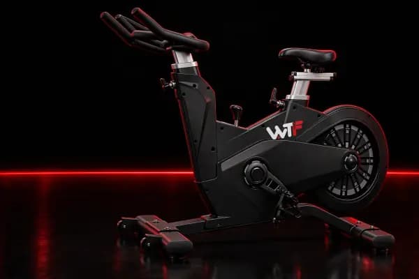 Commercial Spin Bike, WTF Black Edition WTF-S200: matte black with the WTF logo