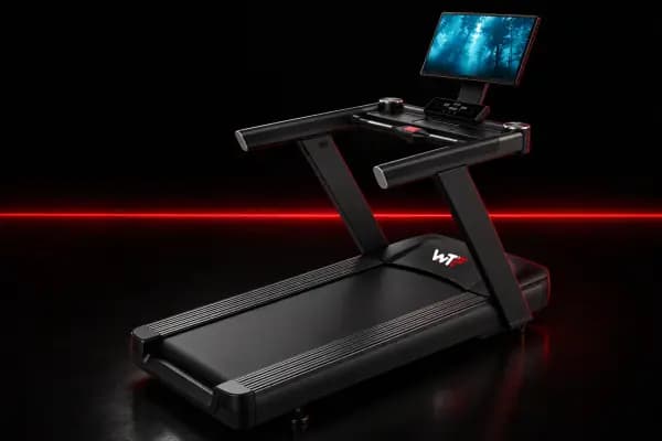 Commercial Motorized Treadmill, WTF Black Edition WTF-X8600P: matte black with the WTF logo
