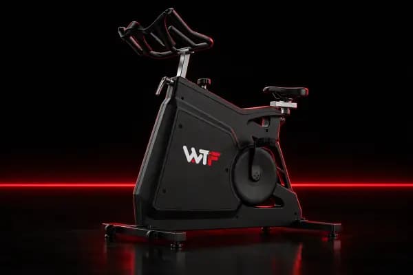 Spinning Bike, WTF Black Edition WTF-X956: matte black with the WTF logo